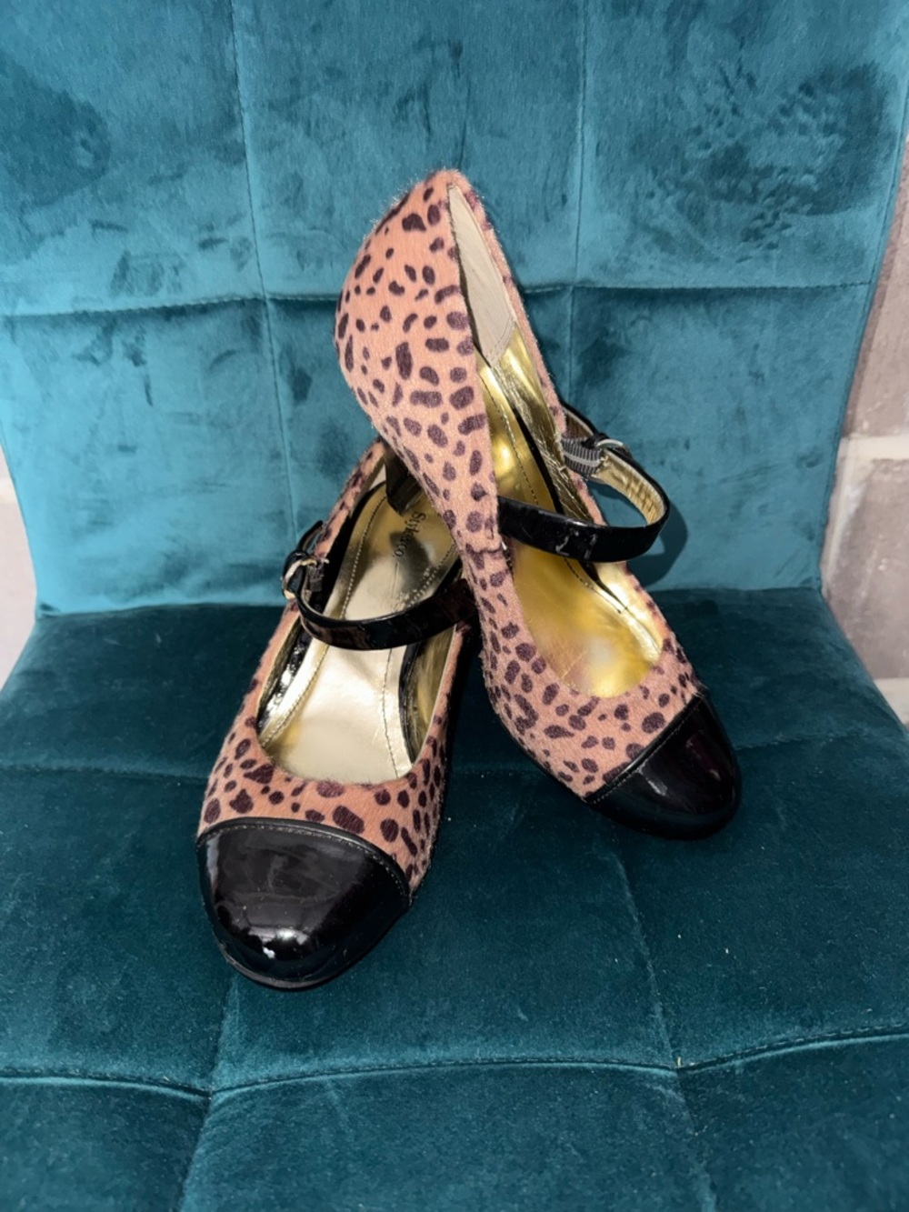 Style and Co. Carlota Faux Fur Kitten Heels